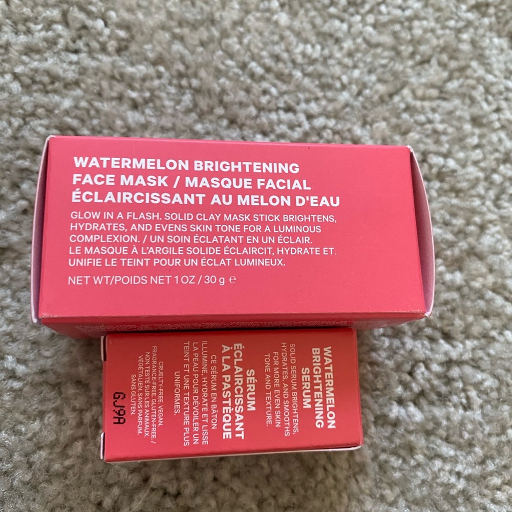 Milk face mask/brightening serum